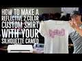 How to Make a 2 Color Reflective Shirt with your Silhouette Cameo Machine and ColorSpark HTV