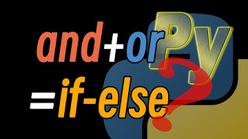 靠and和or就能替代if-else？