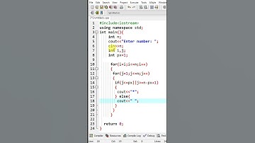 C++ pattern code. Pattern Programs Tutorial: Part 14 - Character patterns