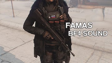 Fallout 4 MOD FAMAS BF4 Sound