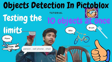 AI Object Detection In PictoBlox Platform, Easiest Objection Steps, Block codding, AI Project