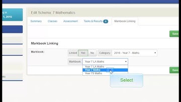 Sentral Reports 5 Link to Markbook
