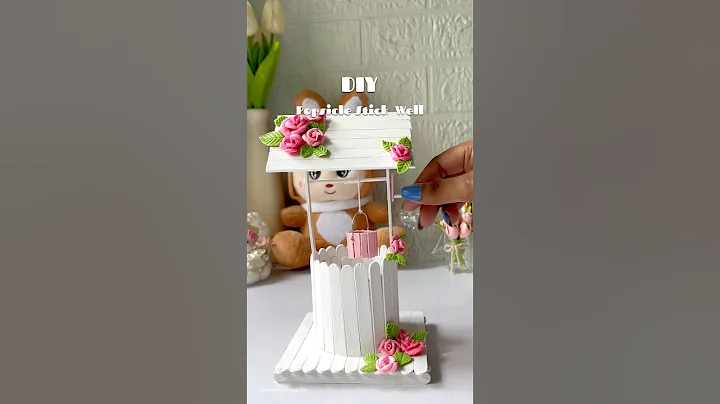 Icecream stick craft idea #shorts #icecreamstickcraftideas  #handmade #crafting #diyhomedecor