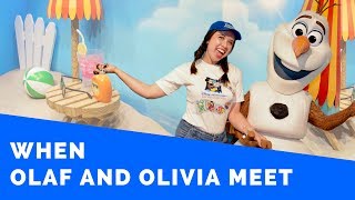 When olaf and olivia meet || disney professional internship vlogs