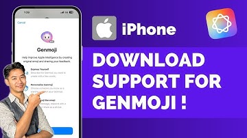 How to Download Support for Genmoji !