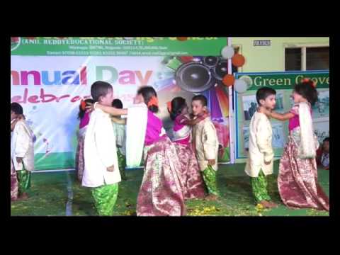 My Daughter S.Tejaswini Sai's(Center of Attraction) Dance Performance in Green Grove School,Chityal.