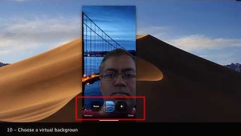 How to set up a virtual background using Zoom iPhone Mobile @Zoom