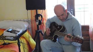 Video thumbnail of "tarantella con chitarra."
