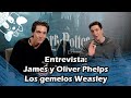 Harry Potter | Entrevista con James Phelps y Oliver Phelps / Fred y George Weasley | SUBS ON