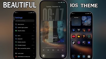 IOS STYLE  NEW BEAUTIFUL THEME  FOR  REDMI& XIAOMI  -_ HYPEROS 1/2/3  