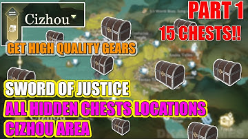 All Hidden Treasure Chests in Chizou (Part 1) | Sword of Justice Rare Rewards & Exploration Tips