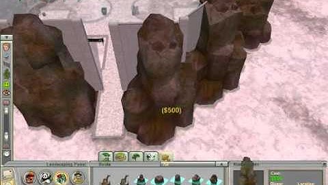Zoo Tycoon 2 Snow CAVE Food Courts Tutorial