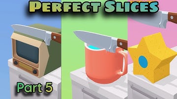 Perfect Slices Game | Satisfying 🔪 Cutting | Oddly Satisfying Gameplay Part 5