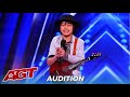 Feng E 馮羿: Viral Ukulele Kid From Taiwan WOWS @America's Got Talent