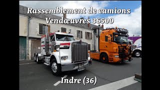 Rassemblement de camions à Vendoeuvres 36500 - Indre 36