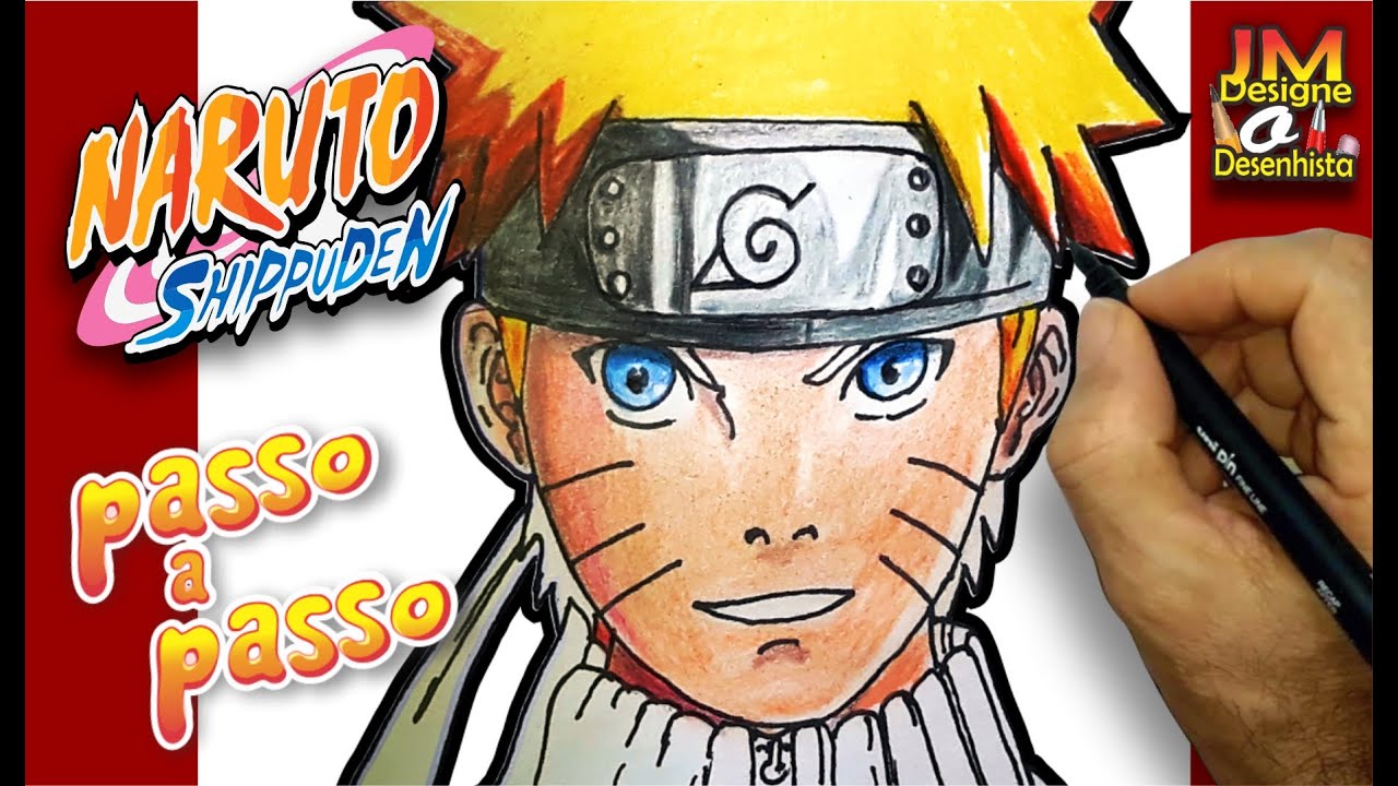 COMO DESENHAR o NARUTO 