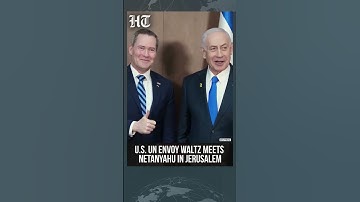 Netanyahu ontmoet Amerikaanse VN-ambassadeur Waltz in Jeruzalem voor belangrijke gesprekken | Isr...