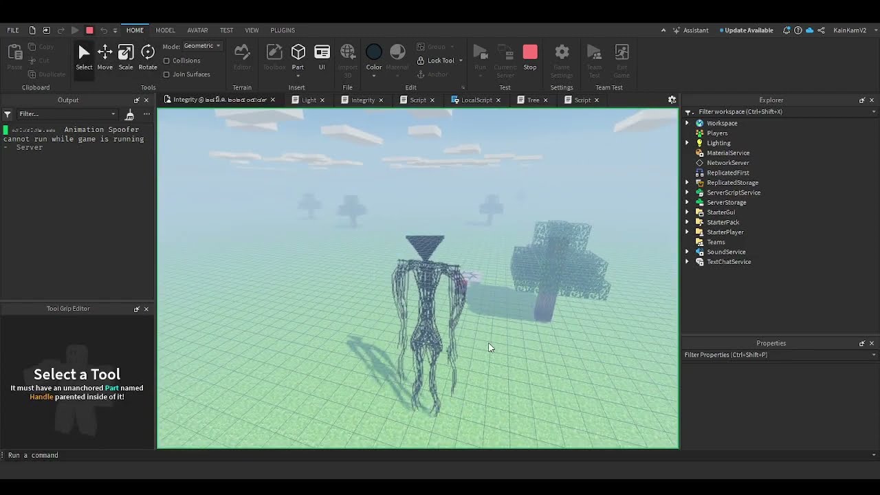 The Broken Script Integrity But In Roblox Studio YouTube 