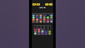 Ball sort puzzle level 160