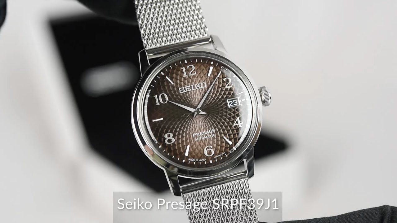 Seiko Presage SRPF39J1 - YouTube