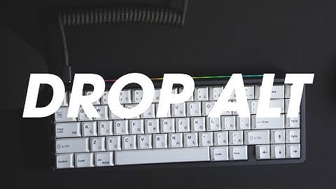 Drop Alt Pre and Post Mods | Durock POM Switches