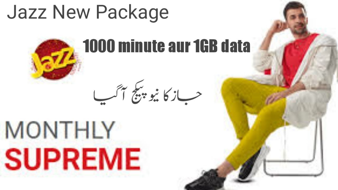 Jazz New Package 1000 Minute 1GB Data