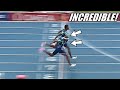 CLOSEST FINISH EVER? || Fred Kerley & Kenny Bednarek Run INSANELY Close 200 Meter Dash!