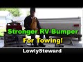 Installing a Stronger Bumper on a RV for Pulling