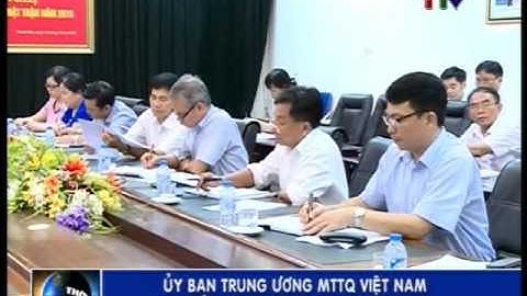 Ủy ban Trung ương Mặt trận tổ quốc Việt Nam tập huấn công tác mặt trận năm 2016