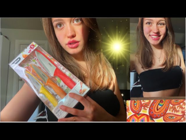 ASMR Fast Tapping Kitchen Haul