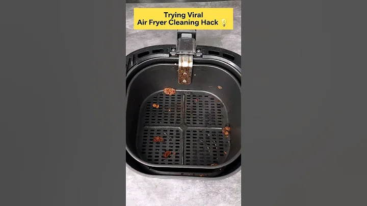 Let's Clean Air Fryer Using Viral Cleaning Hack 🔥 l #shorts #cleaninghacks #cleaning  #ytshorts