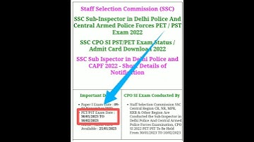 SSC CPO SI PST/PET Admit Card Availble📚 | #ssccpo #sscchsl #admitcard #trend #shortsbeta #cpo #mts