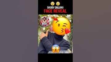 😱Daddy calling face reveal 😳 || Garena freefire || #freefire #shorts