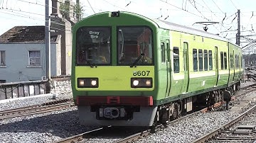 IE 8500 Class Dart Train number 8607 - Connolly Station, Dublin