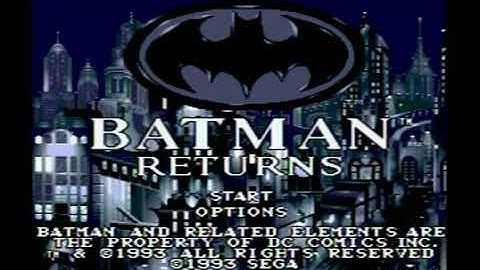 Batman Returns (Sega CD) - Attract Mode
