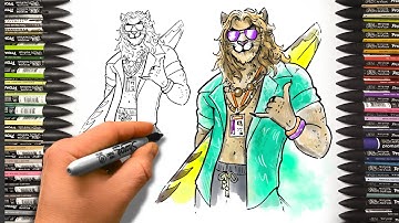 Teken Kingston-skin | Fortnite