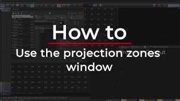 How To Use The Projection Zones Window In BEYOND Software