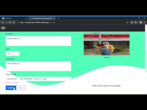 Crpytography & Steganography javascript