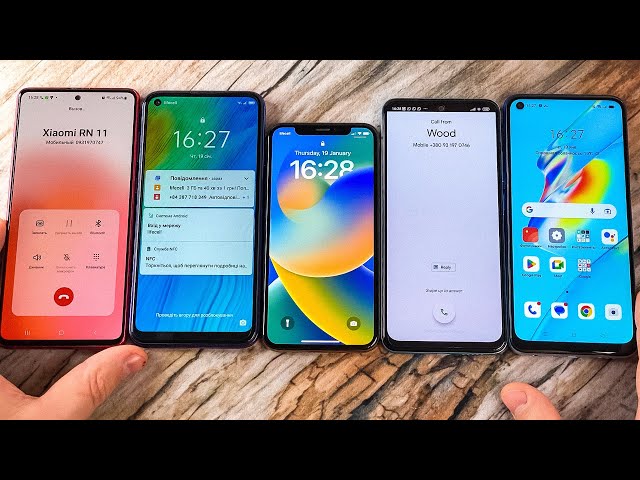 Samsung Note 10 + Blackview A90 + iPhone Xs + Xaomi Note11 + OPPO A54 Boot Animation & Incoming call class=