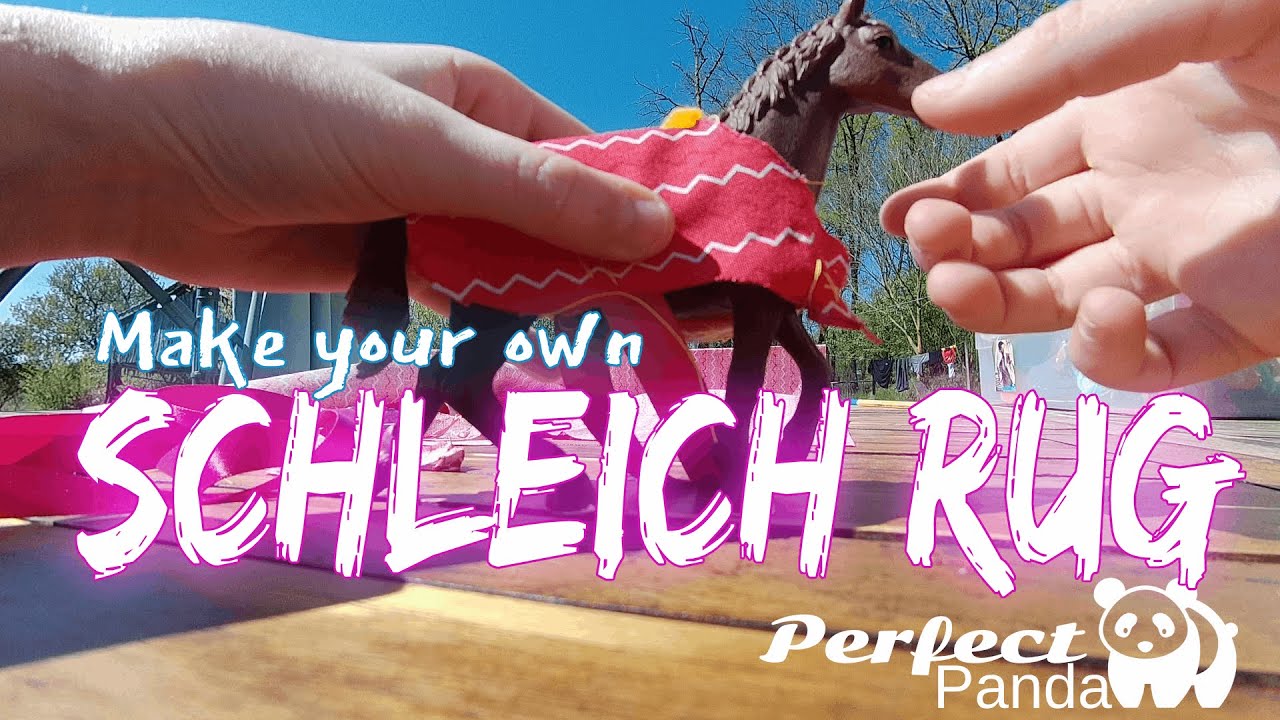 How to Make a Schleich Horse Rug YouTube