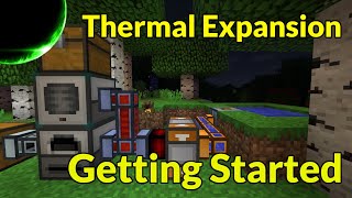 Thermal Expansion: Basics (Power, Machine Menus, Automation) | Modded Minecraft Tutorial