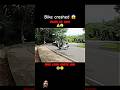 Bike crashed lean karte time 😱😮| #music #bikerreaction #song #love #cover #shortsfeed #shorts