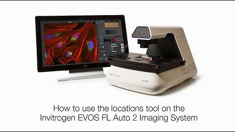 Using the locations tool on the EVOS FL Auto 2 Microscope
