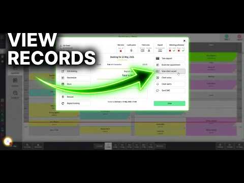 Access Client Record Cards from Appointments training video