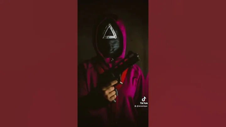 Squid Game DIY mask + Photoshoot              #squidgame #diy #mask