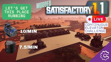Finishing Automated Wiring and Motors - Satisfactory 1.1 (C.E.C + QoL Mods)