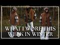 WHAT I WORE THIS WEEK IN WINTER | Cosy festive days in Ireland | Weekly outfits & new purchases