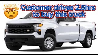 картинка: Точка зрения: Клиент ехал 2,5 часа, чтобы купить этот грузовик.