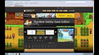 Stardew Valley Cheat (Free Save Editor on Nexusmods)