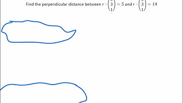 Distance between parallel planes